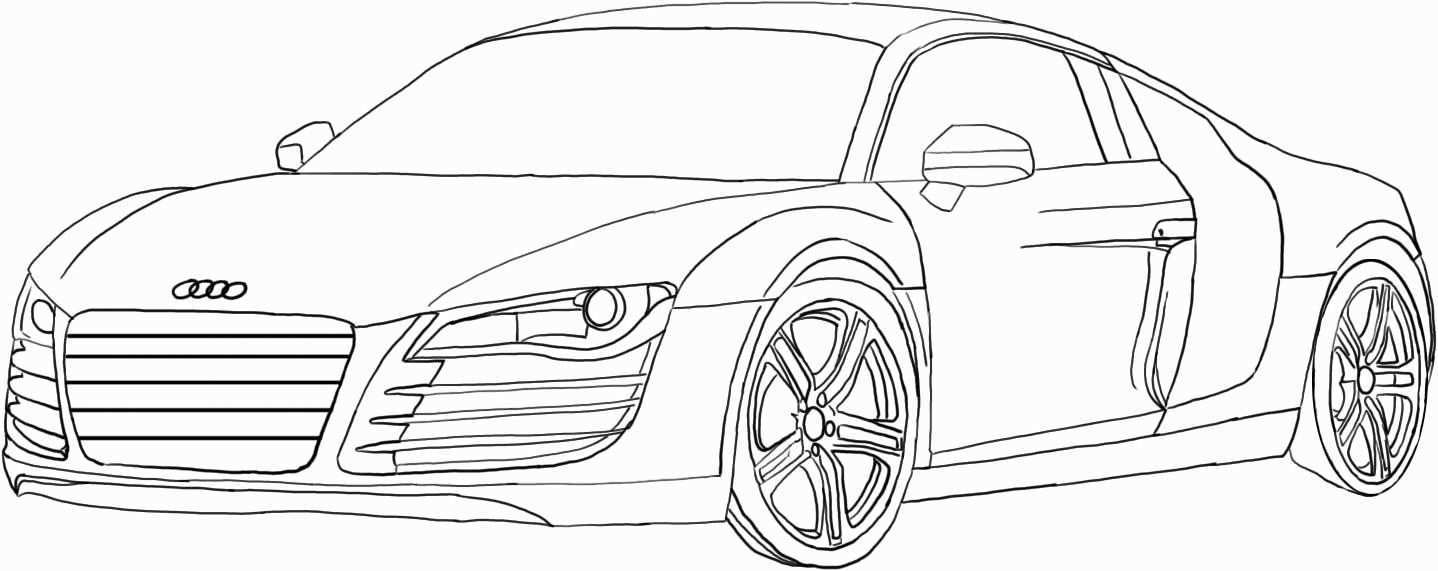 Audi R8 Coloring Pages Fresh Coluring Page Of Nice Audi Car For Kids Coloring Point D