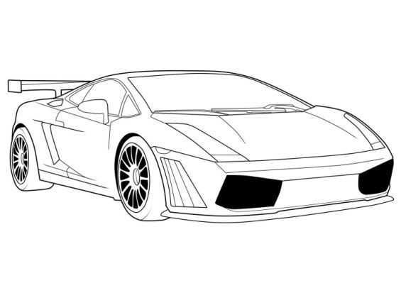 Free Printable Lamborghini Coloring Auto Tekeningen Lamborghini Auto