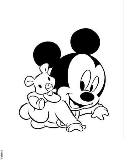 Baby Mickey Mouse Coloring Pages Baby Mickey Mouse Free Coloring Pages Coloring Pages