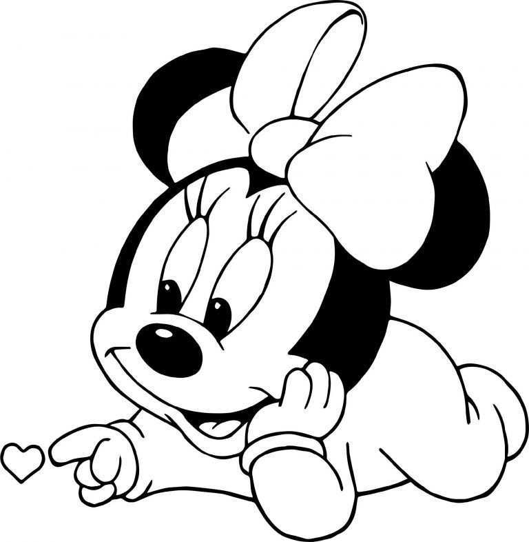 Baby Minnie Mouse Coloring Pages K5 Worksheets Minnie Mouse Coloring Pages Minnie Mou