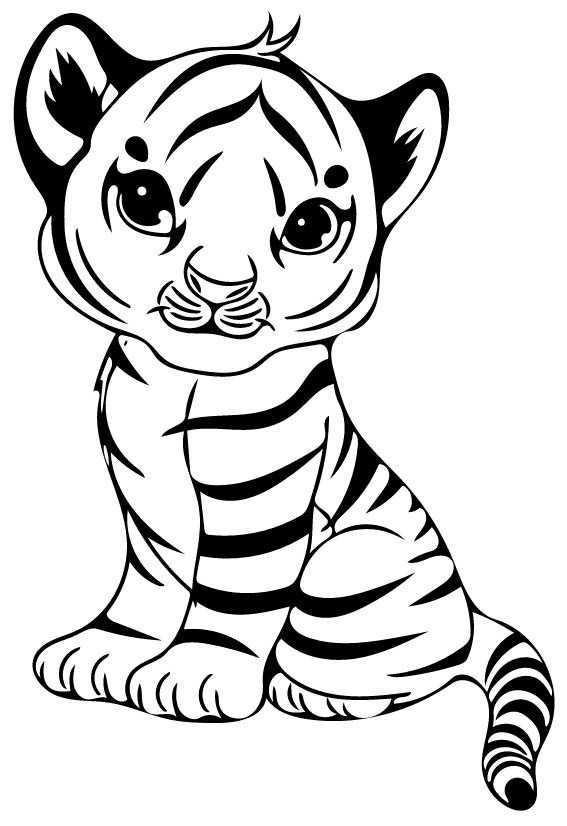 Pin By Anatilde On Dibujos Para Colorear Unicorn Coloring Pages Cartoon Tiger Animal