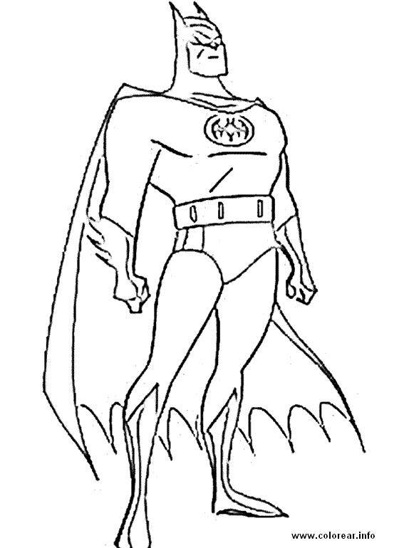 Batman5 Batman Printable Coloring Pages For Kids Superhelden Kleurplaten Gratis Kleur