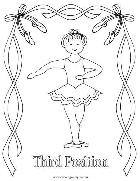 Reproducible Ballet Coloring Pages Master Small Page 03 Dansen Kleurplaten Ballet