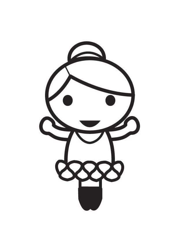 Coloring Page Ballerina Img 18276 Ballerina Coloring Pages Coloring Pages Character P