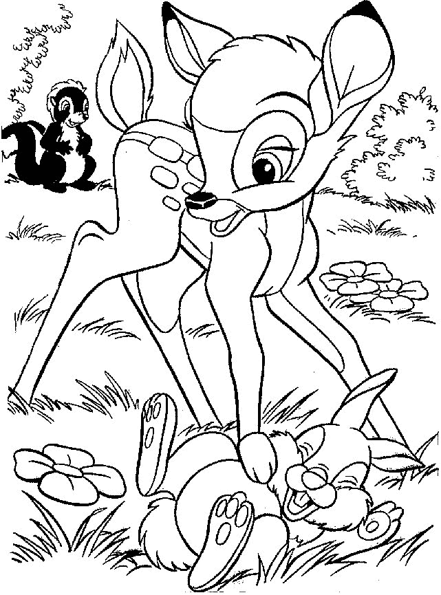 Bambi In March Coloring Pages Disney Coloring Sheets Disney Coloring Pages Cartoon Co