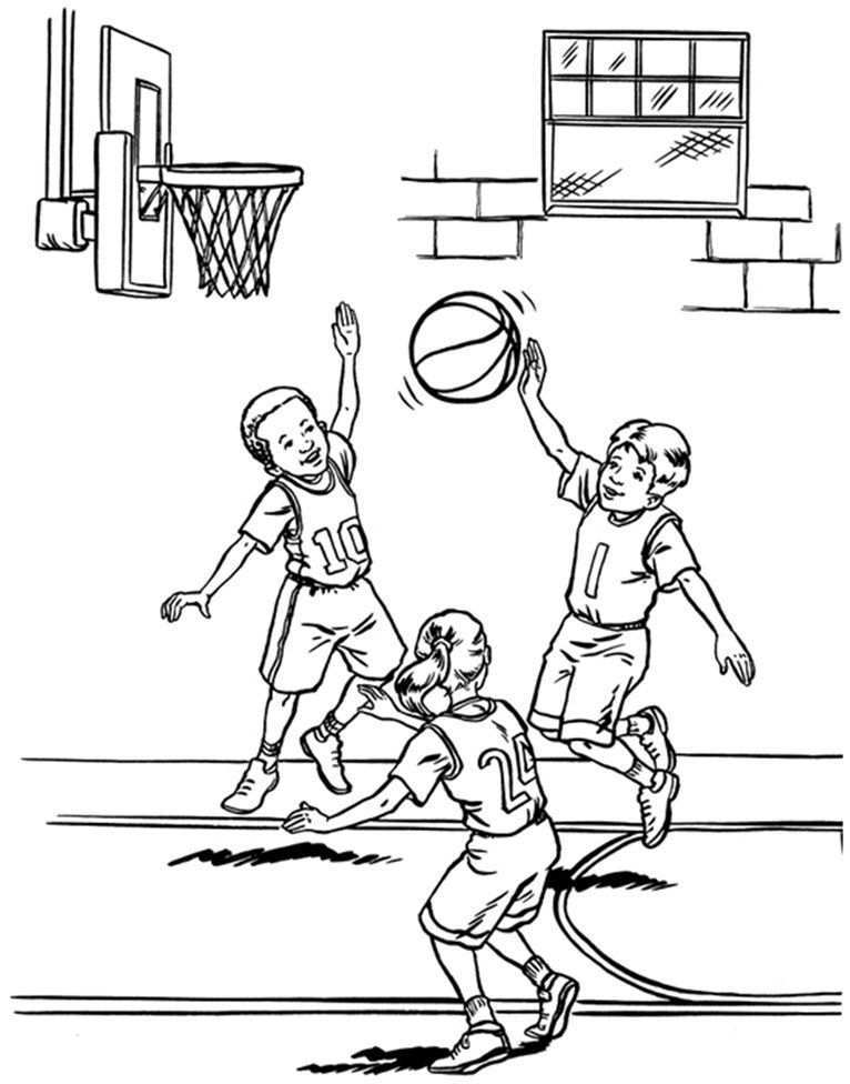 Basketball Coloring Pages For Kids Nba Sports Coloring Pages Coloring Pages For Kids