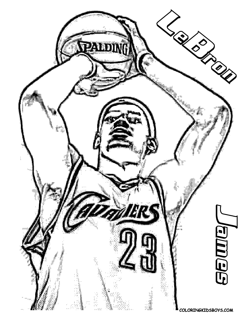 Big Boss Basketball Coloring Pictures Basketball Players Free Mike Jordan Sports Colo