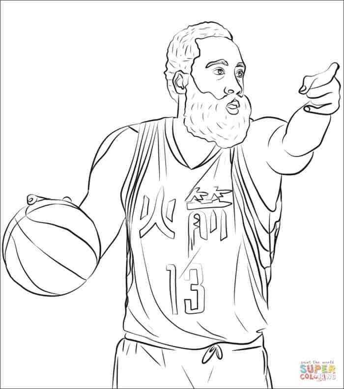Nba Basketball Coloring Pages In 2020 Coloring Pages Coloring Pages Inspirational Bun
