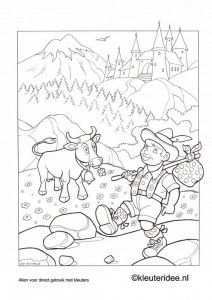 Kleurplaat Oostenrijk Kleuteridee Nl Austria Coloring Free Kids Coloring Pages Colori