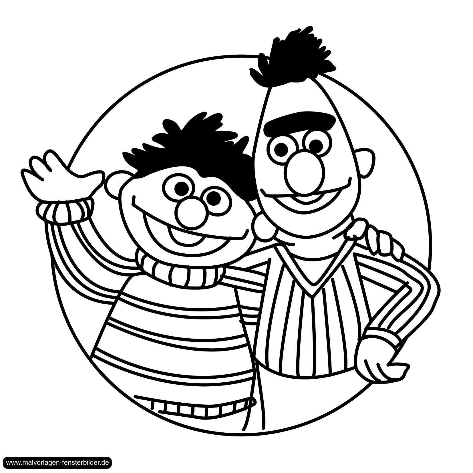 Ernie Und Bert Malvorlagen