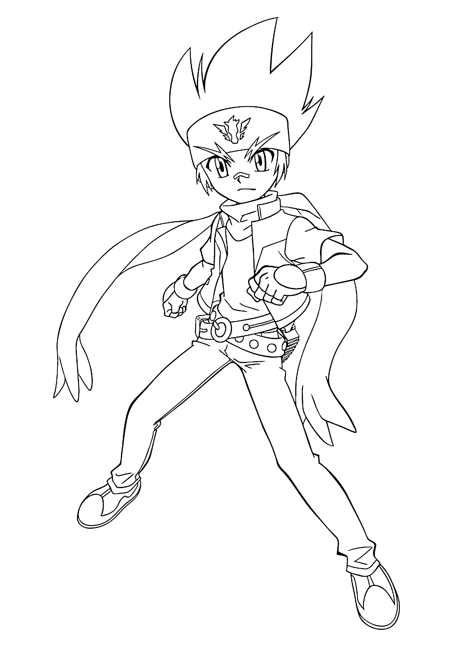Gingka Beyblade Anime Coloring Pages For Kids Printable Free Coloring Pages Sunflower