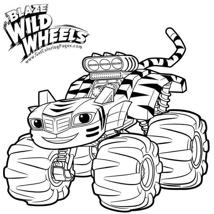 Printable Blaze And The Monster Machines Coloring Pages Free Coloring Sheets Monster
