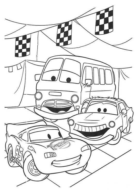Coloring Page Cars Img 20749 Disney Coloring Pages Race Car Coloring Pages Coloring B