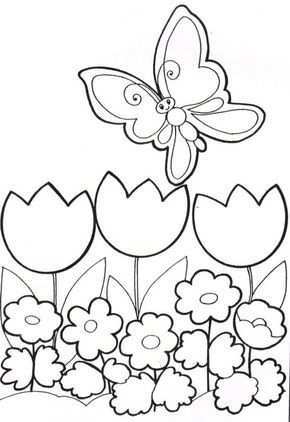 Primavera Spring Coloring Pages Flower Coloring Pages Easter Coloring Pages