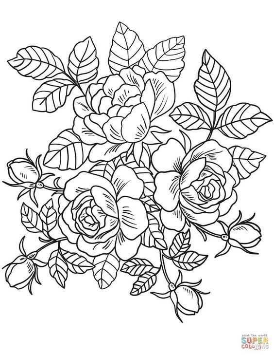 Rose Coloring Pages Pdf Mandala Kleurplaten Kleurplaten Quiltpatronen