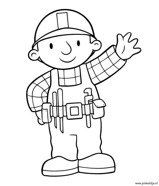 Juf Joyce Bob The Builder Coloring Books Coloring Pages