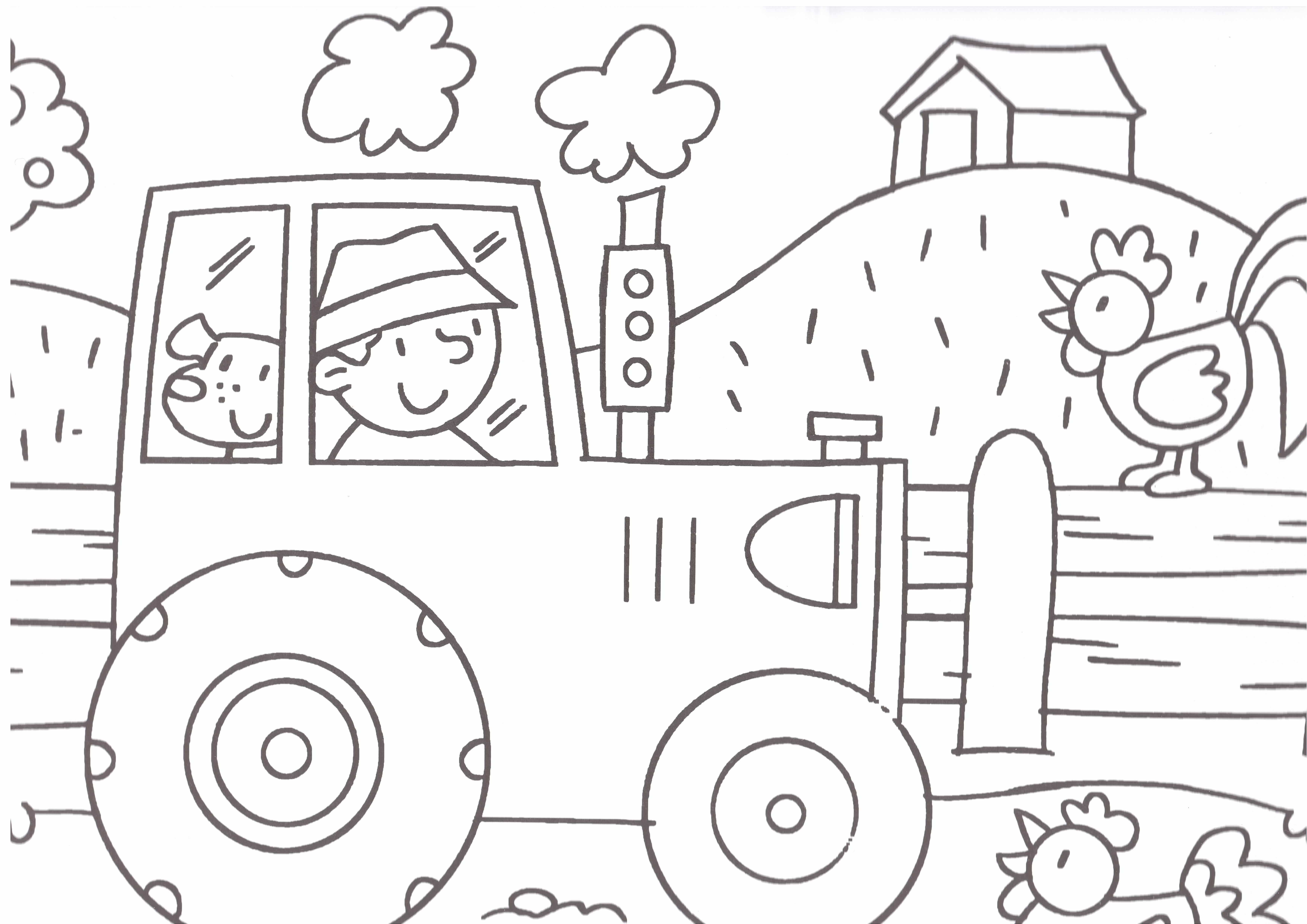 Webklik Nl Lammetjesdagen 2013 Kleurboek Tractor Kinderkleurplaten