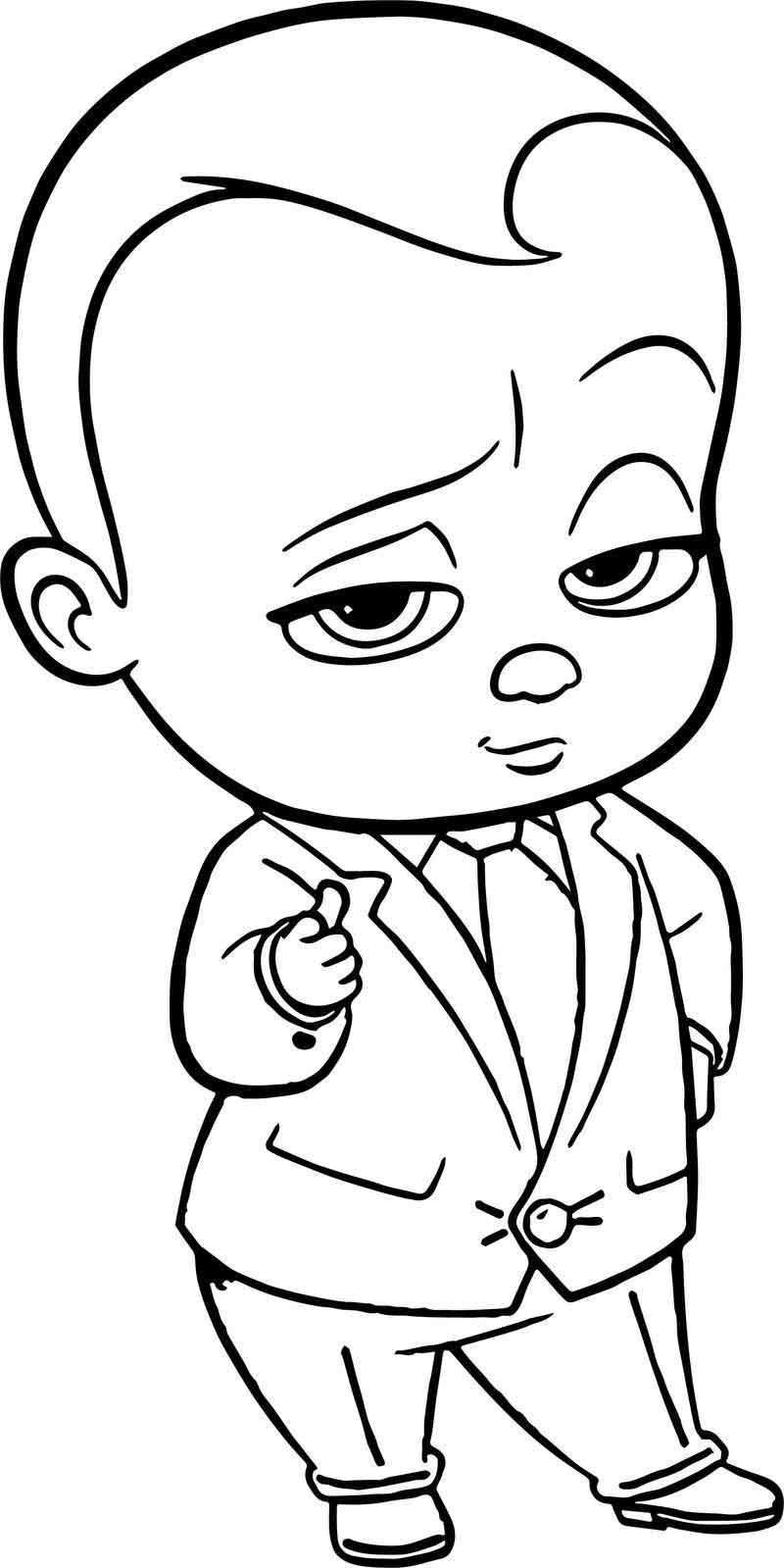 The Boss Baby Coloring Pages Baby Coloring Pages Cartoon Coloring Pages Coloring Page