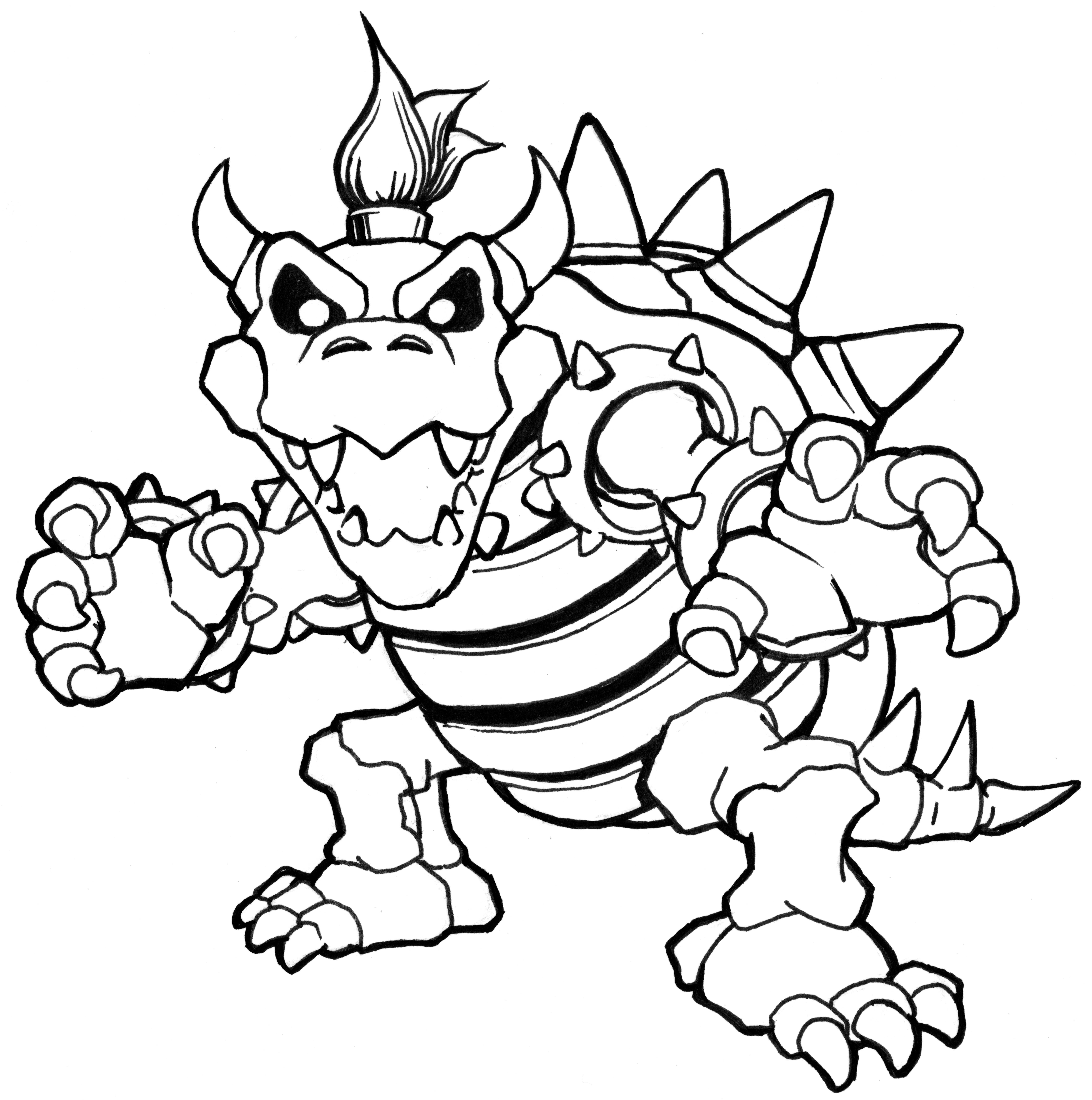 Bowser Coloring Bowser Coloring Pages Dry Bowser Mario Coloring Pages Baby Bowser Coloring Pages Coloriage Ninja Coloriage Pokemon Coloriage Maison