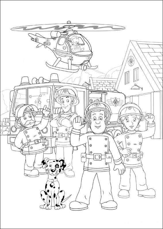 Disegni Da Colorare Sam Il Pompiere 24 Brandweerman Kleurplaten Voor Kinderen Kleurpl