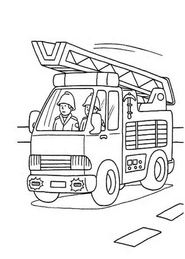 Fireman Coloring Pages Truck Coloring Pages Coloring Pages For Kids Coloring Pages