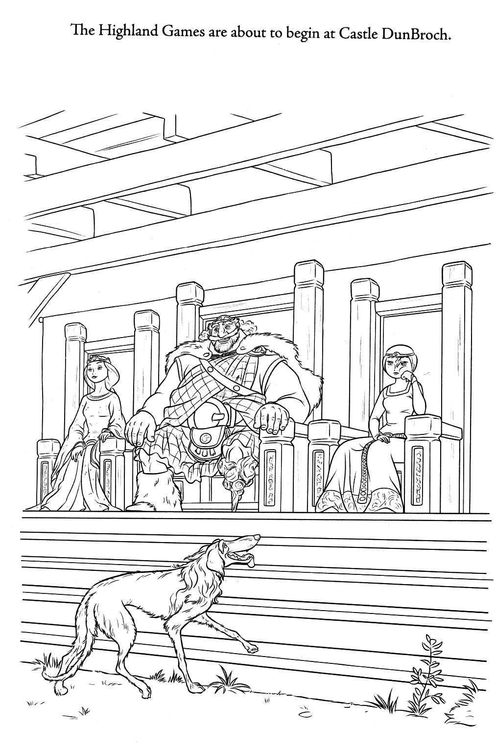 Brave Coloring Page Kleurplaten Kleuren Disney