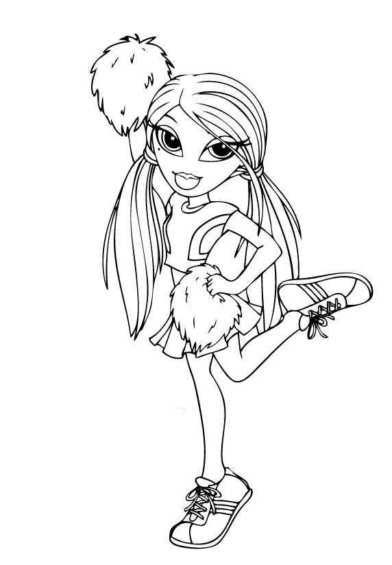 Bratz Coloring Pages Yasmin Coloring Pages Barbie Coloring Pages Coloring Pages For Kids