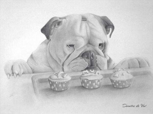 Pin By Annette On Kleurplaten Voor Volwassenen Bulldog Art Bulldog Animal Drawings