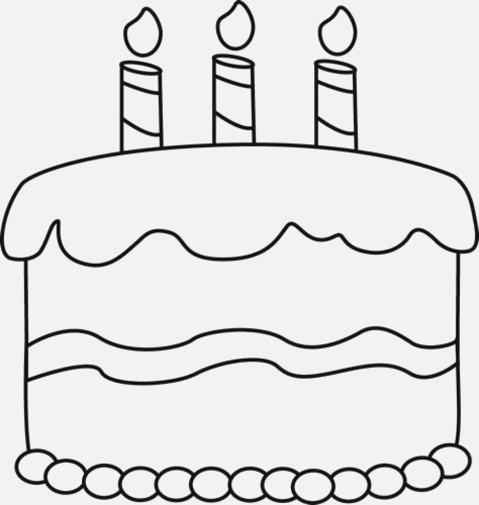 25 Best Image Of Birthday Cake Clipart Black And White Birthday Cake Clipart Black An