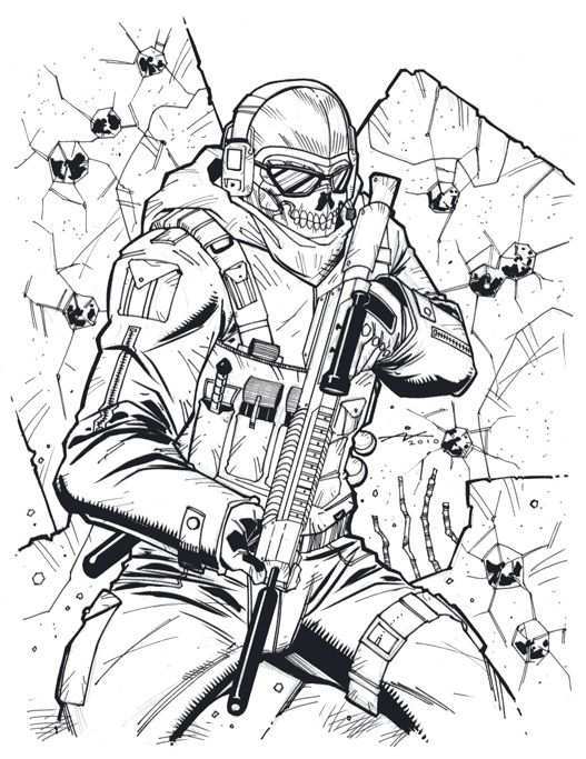 Ghost Face By Ian Navarro On Deviantart Ghost Faces Military Drawings Graffiti Drawin