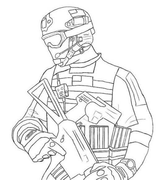 Modern Warfare 3 Mw3 Call Of Duty Coloring Sheet Military Drawings Call Of Duty Guns