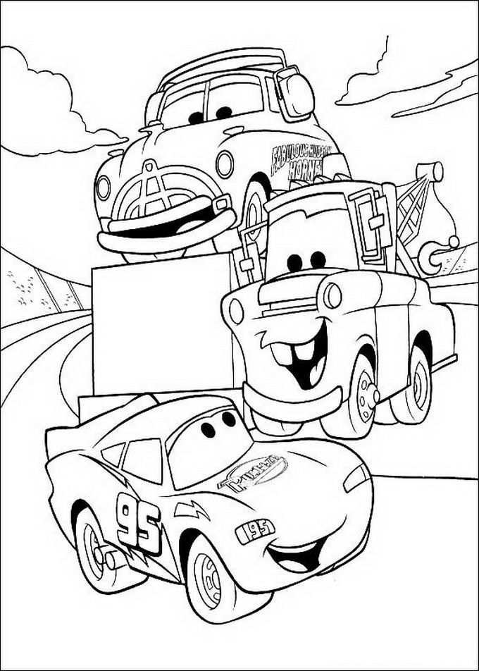 Coloring Page Cars Pixar Cars Pixar Cartoon Coloring Pages Coloring Pages For Boys Co