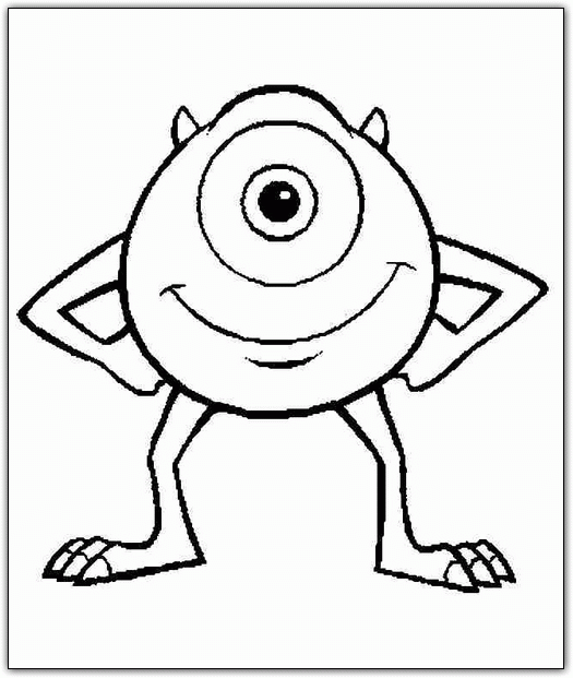 Monsters Inc Coloring Pages Kleurboek Kleurplaten Voor Kinderen Tekenen Voor Kinderen