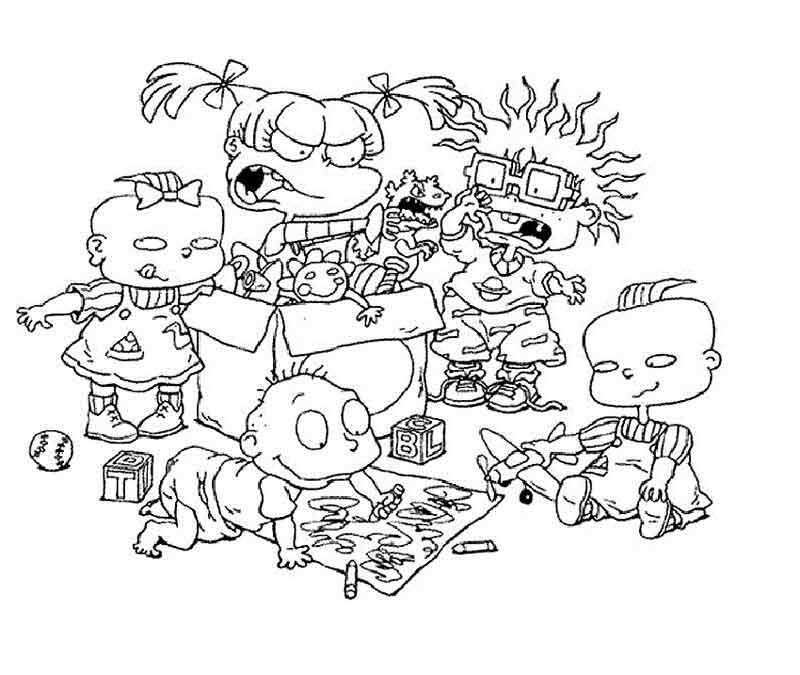 Print Rugrats Coloring Pages Coloring Pages For Kids Cute Coloring Pages Captain America Coloring Pages