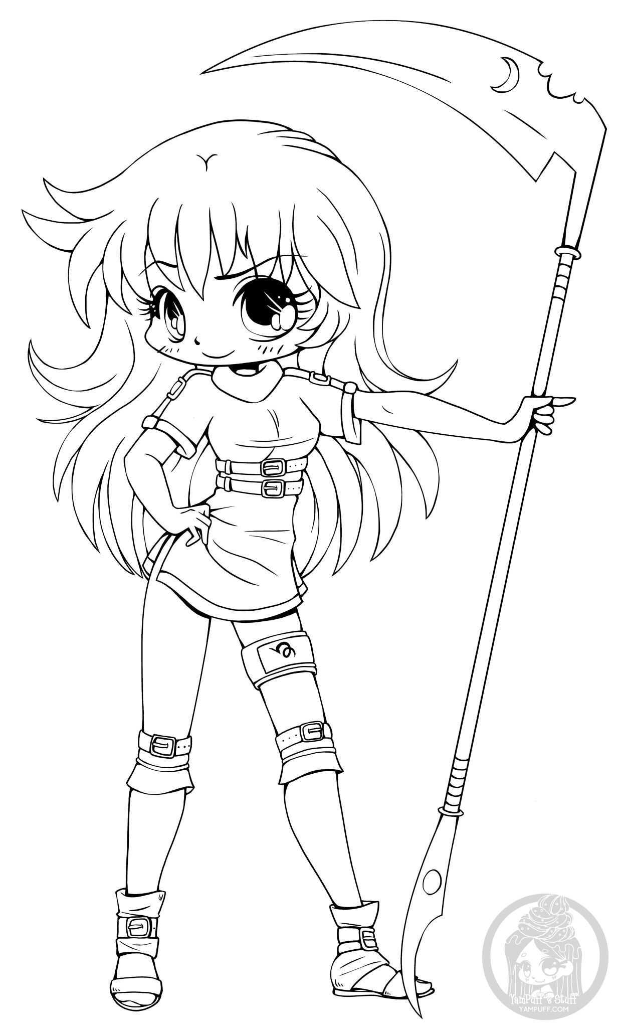 Pin By Lulurose On Yampuff S Stuff Kleurplaten Chibi Coloring Pages Cute Coloring Pag