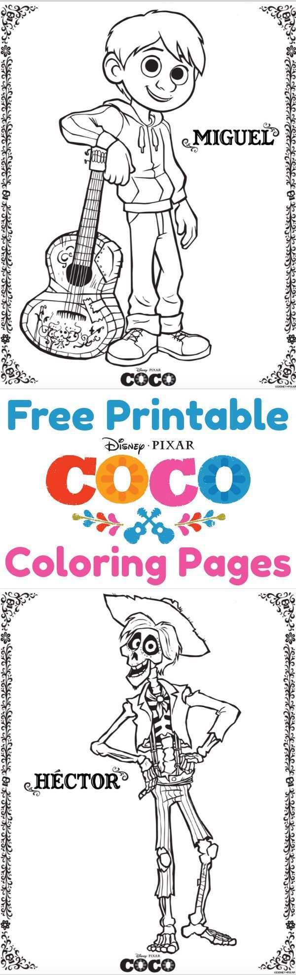 Download Free Coco Coloring Pages And Activity Pages And Your Kids Color Their Favori
