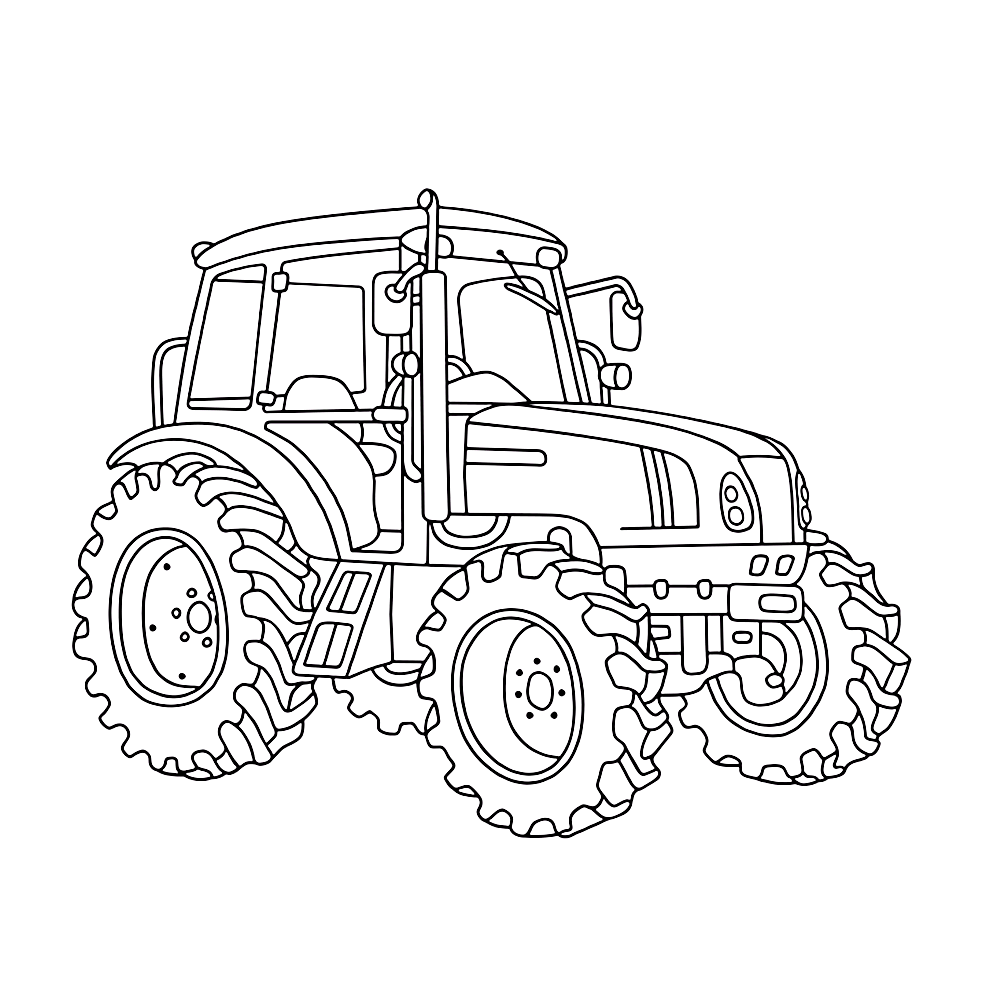 Leuk Voor Kids Tractor 0002 Tractor Coloring Pages Heart Coloring Pages Cars Coloring