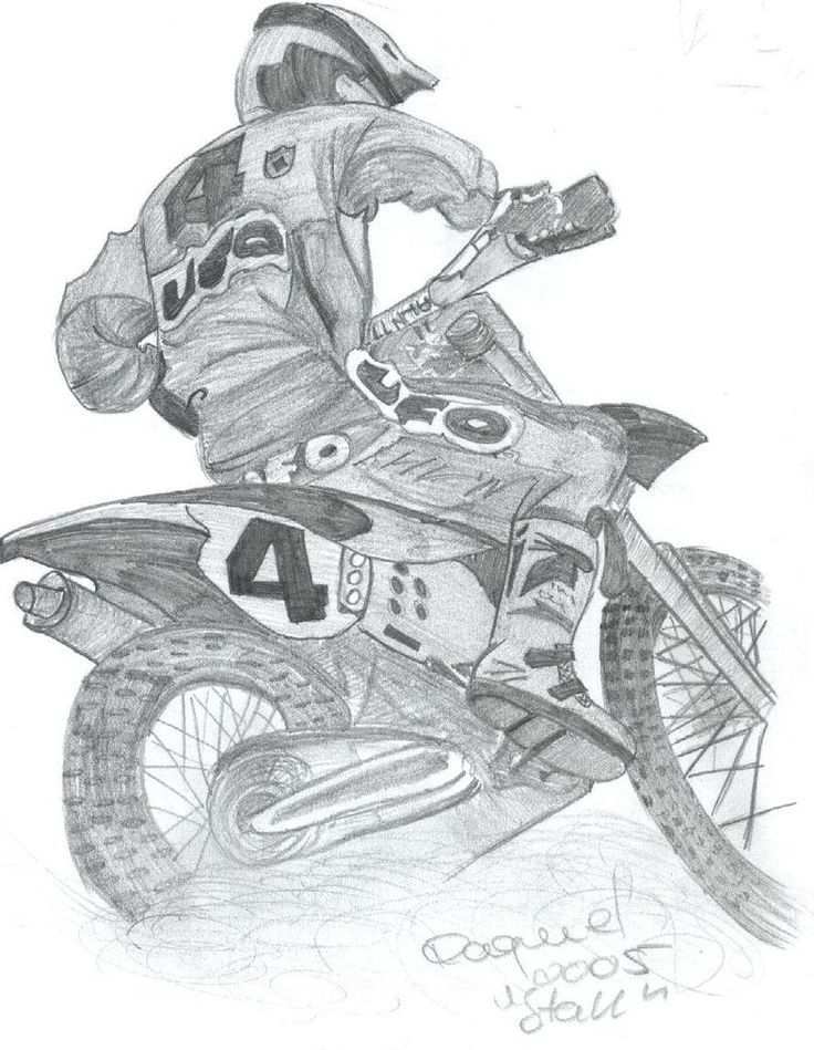 Motocross By Nstall Kunst Ideeen Tekenen Tekenen Kunst Ideeen