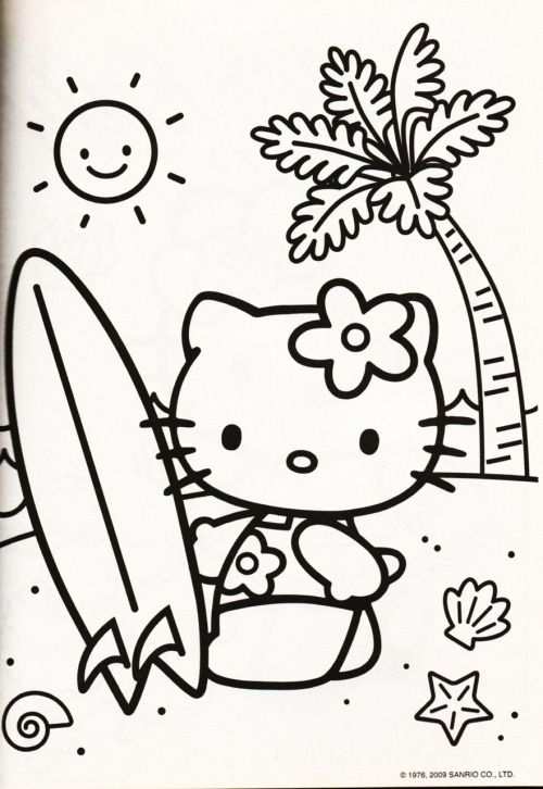 Kleurplaat Hello Kitty Hello Kitty Coloring Kitty Coloring Hello Kitty Colouring Page