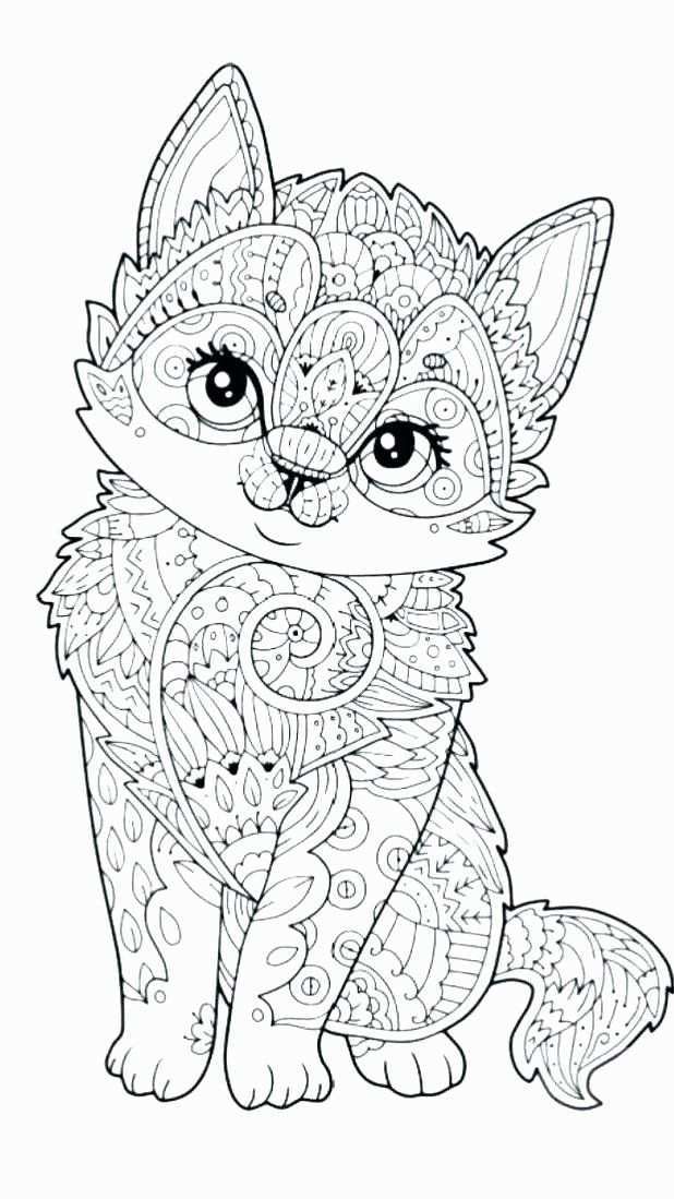 Difficult Coloring Pages Of Animals Fresh Cute Animal Coloring Pages Hard Katten Teke