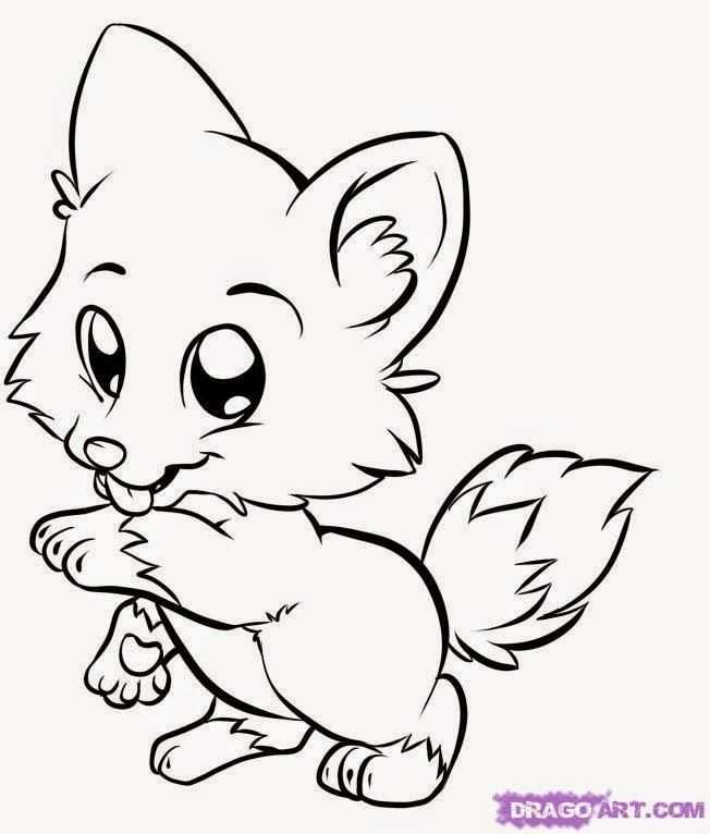 652x766 Animals Coloring Pages Puppy Coloring Pages Cartoon Coloring Pages Fox Colori