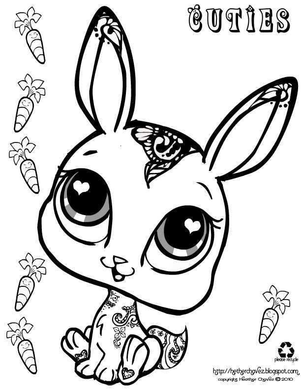 Cuties Rabbit Bunny Coloring Pages Fruit Coloring Pages Animal Coloring Pages