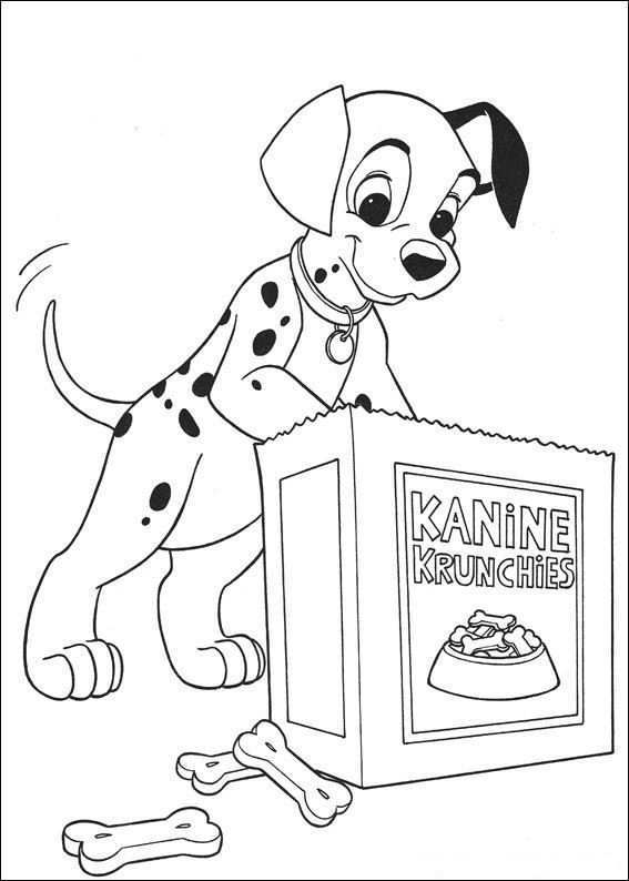 Kids N Fun Kleurplaat 101 Dalmatiers 101 Dalmatiers Kleurplaten 101 Dalmatiers Dieren