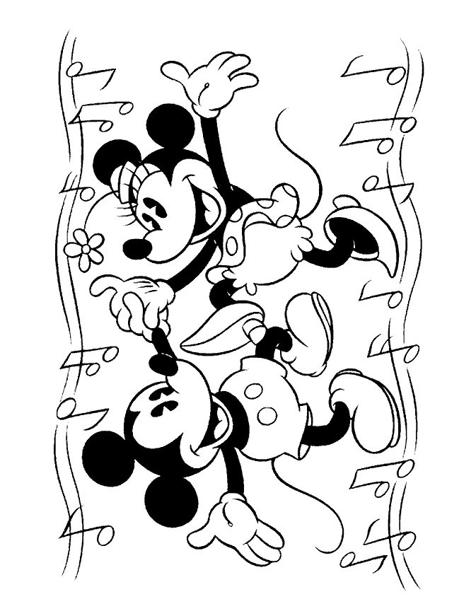 Coloring Page Mickey Mouse Mickey Mouse Mickey Mouse Kleurboek Mickey
