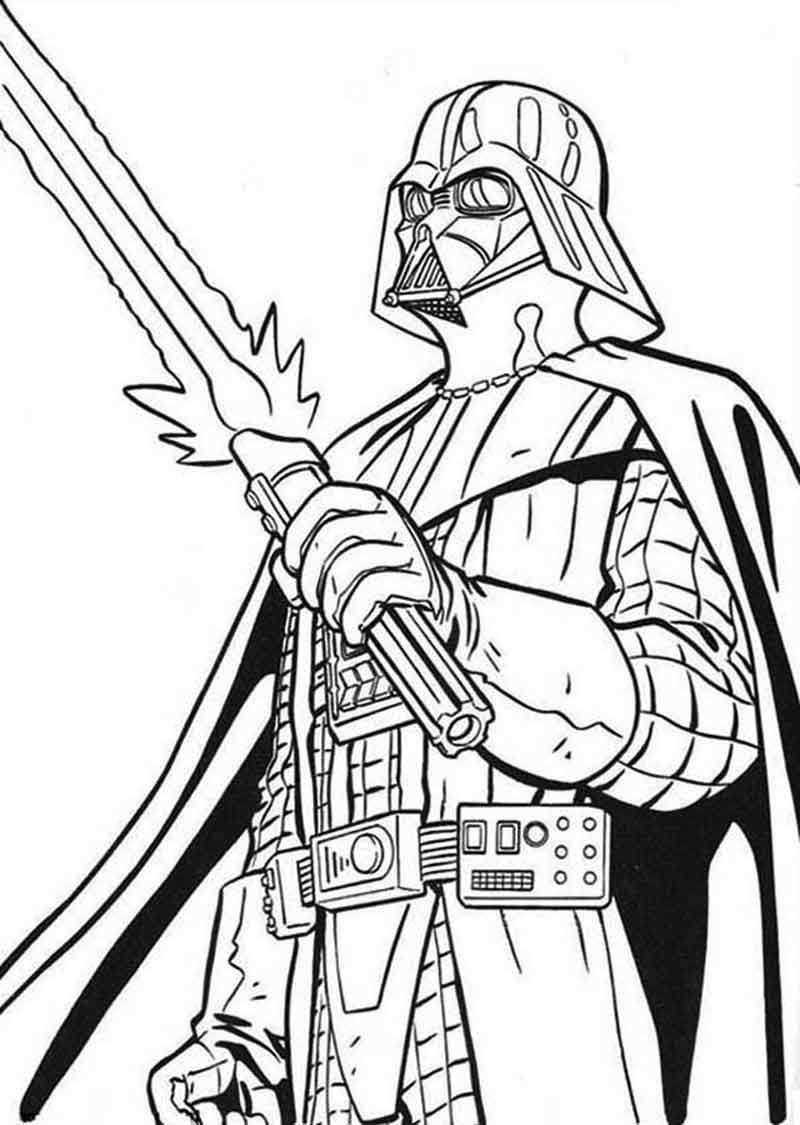 Star Wars Darth Vader Coloring Pages Star Wars Coloring Book Star Wars Colors Colorin