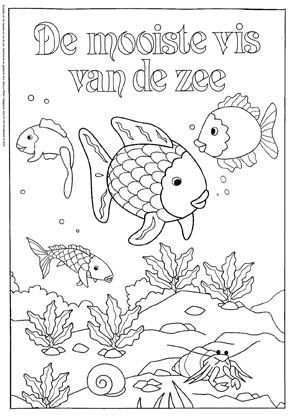 De Vier Windstreken Vis The Rainbow Fish Onderwater Thema