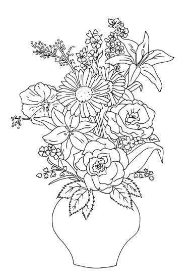 Afbeeldingsresultaat Voor Kleurplaten Voor Dementerende Ouderen Embroidery Flowers Pattern Embroidery Flowers Asian Art