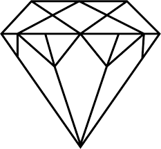 Afbeeldingsresultaat Voor Kleurplaat Diamant Diamond Drawing Geometric Drawing Geomet