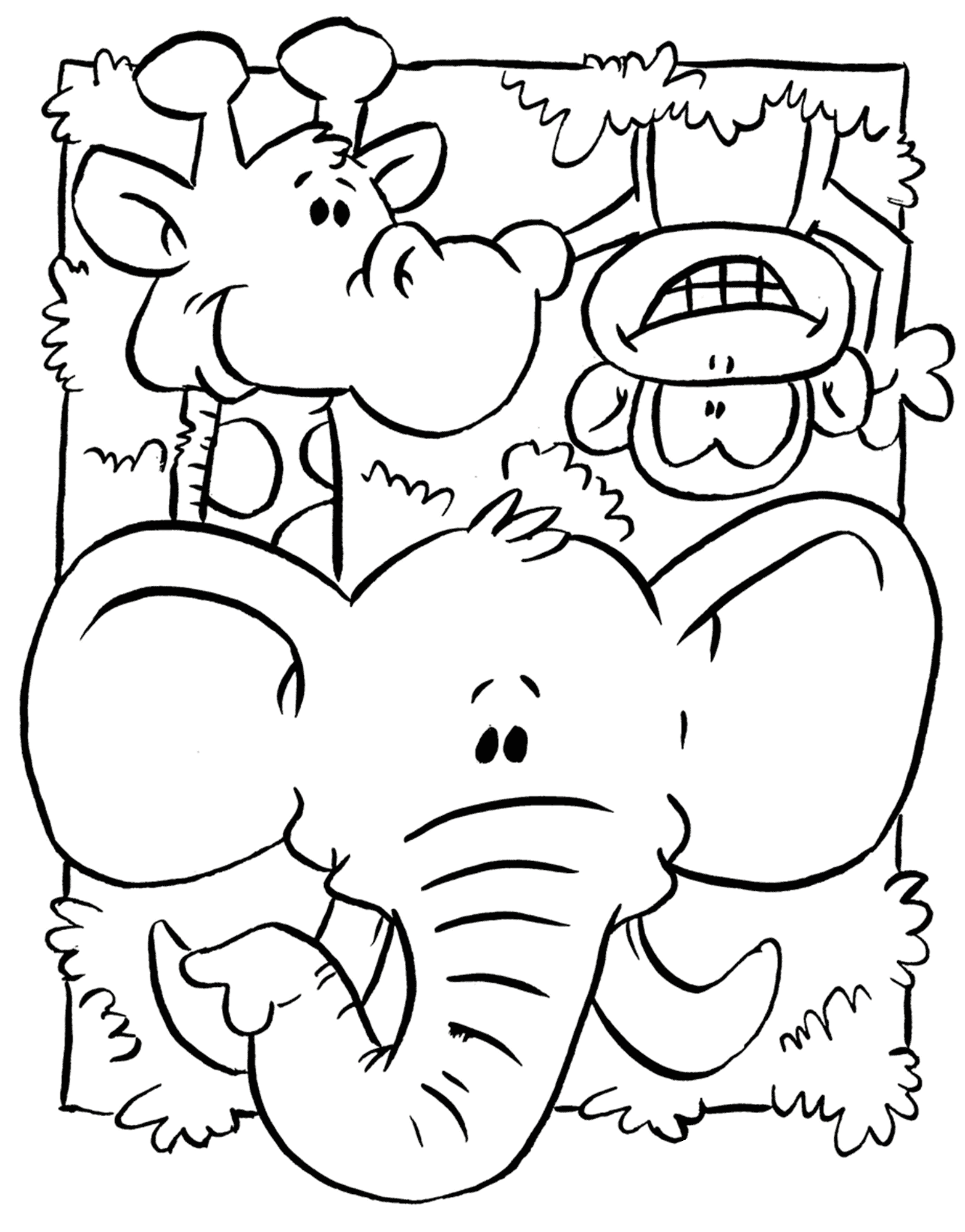 Wild Animal Coloring Pages Best Coloring Pages For Kids Zoo Animal Coloring Pages Jun