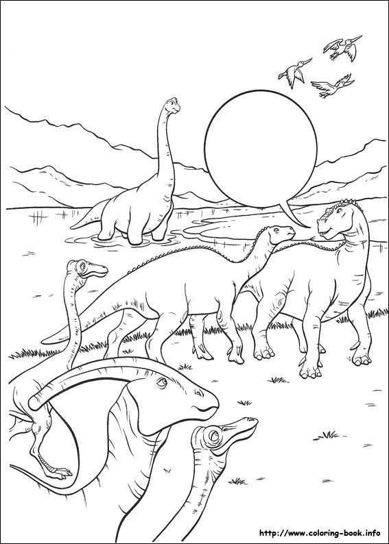 Dinosaurs Coloring Page